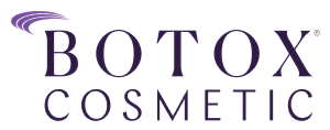 Botox Cosmetic logo in purple lettering